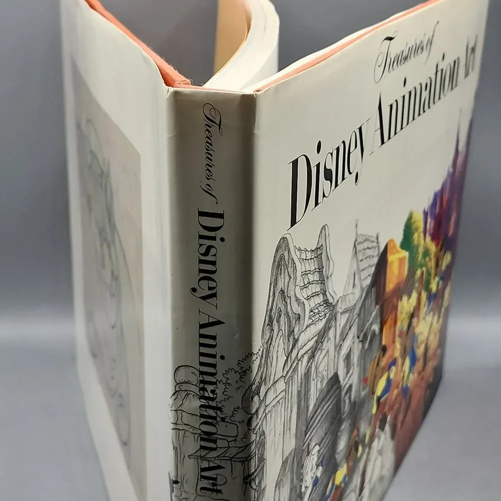 Treasures of Disney Animation Art by Robert Abrams First Edition Vintage HC DJ